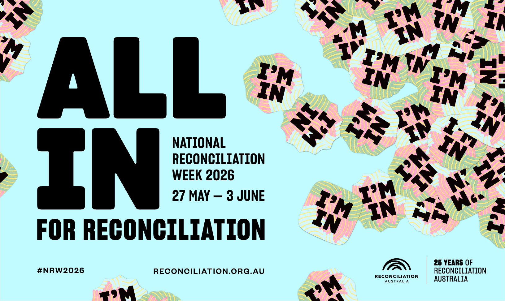 National Reconciliation Week 2024 artwork with theme Now More Than Ever
