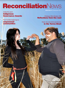 Cover of Reconciliation News Magazine December 2014.