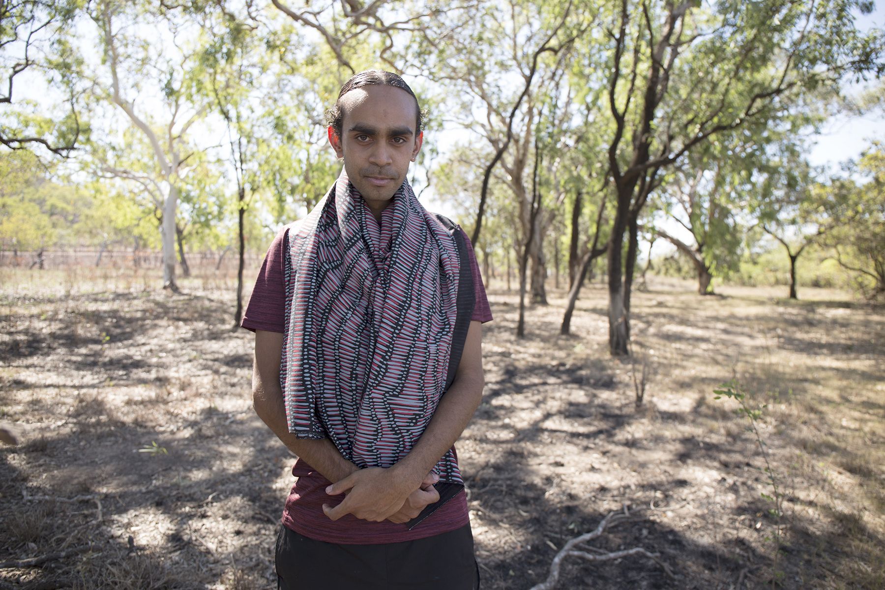 National Indigenous Fashion Award's Kieren Karritpul.