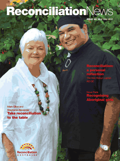 Cover of Reconciliation News May 2012.