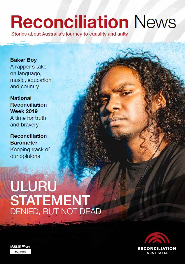 Cover of Reconciliation News Magazine May 2019.