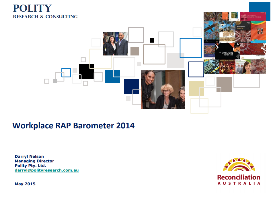 Cover of 2014 Workplace Rap Barometer.