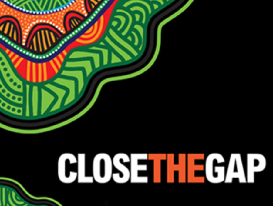 The Close the Gap campaign logo and artwork.