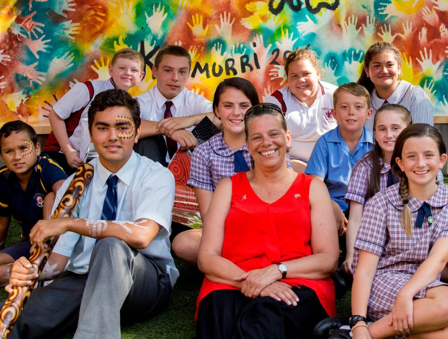 Students at a Narragunawali school