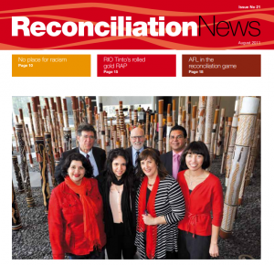 Cover of Reconciliation News magazine August 2011