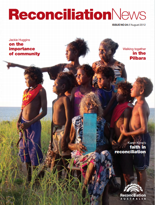 Cover of Reconciliation News magazine August 2012