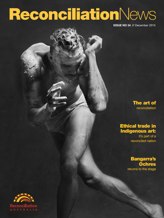 Cover of Reconciliation News magazine December 2015.