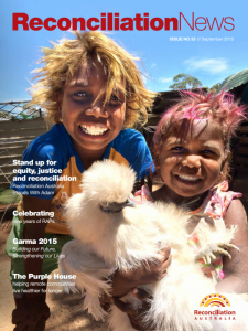 Cover of Reconciliation News magazine September 2015