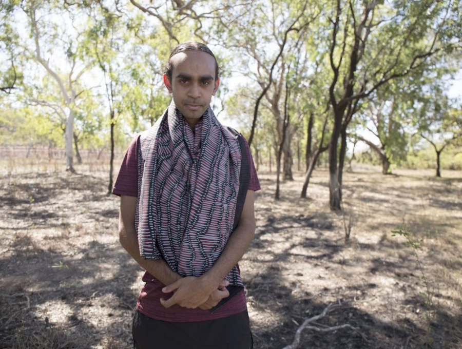 National Indigenous Fashion Award's Kieren Karritpul.