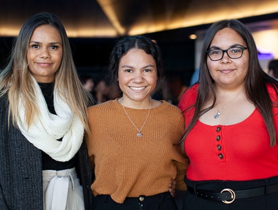 Three young women at the 2019 RAP Conference in Perth, WA.