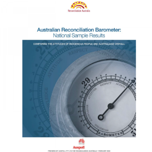 2008 Australian Reconciliation Barometer National Sample Results Cover