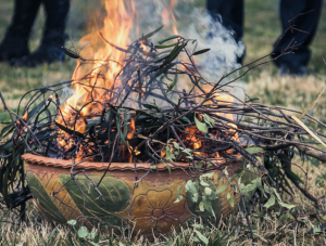 Image of a bowl of fire.