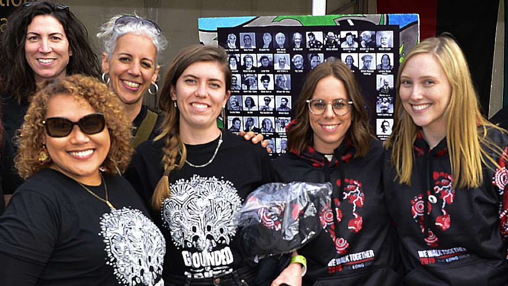 A group of Reconciliation Australia Staff at an event