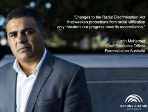 Image of Reconciliation Australia CEO Justin Mohammad.