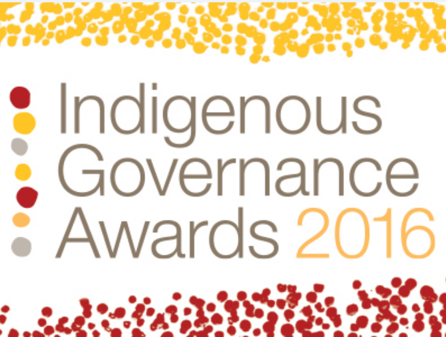 2016 Indigenous Governance Awards logo.