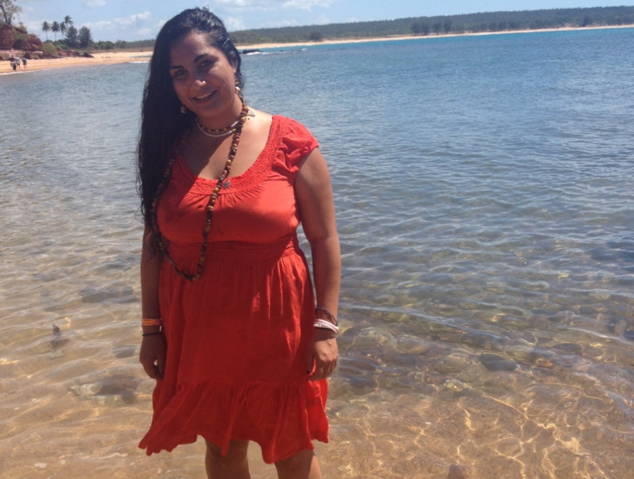 Tamika Johnson at 2014 Garma Festival in North East Arnhem land