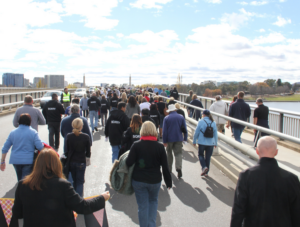 Canberra bridge walk 2013