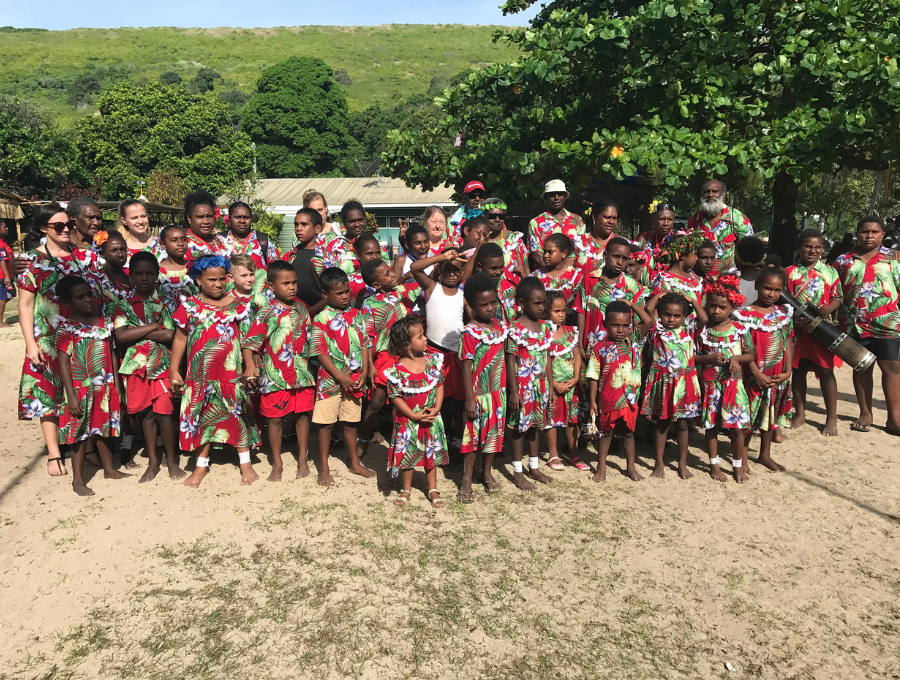 Image of Mer primary school children's choir.