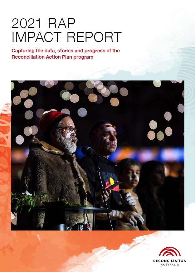 Cover of the 2021 RAP Impact report
