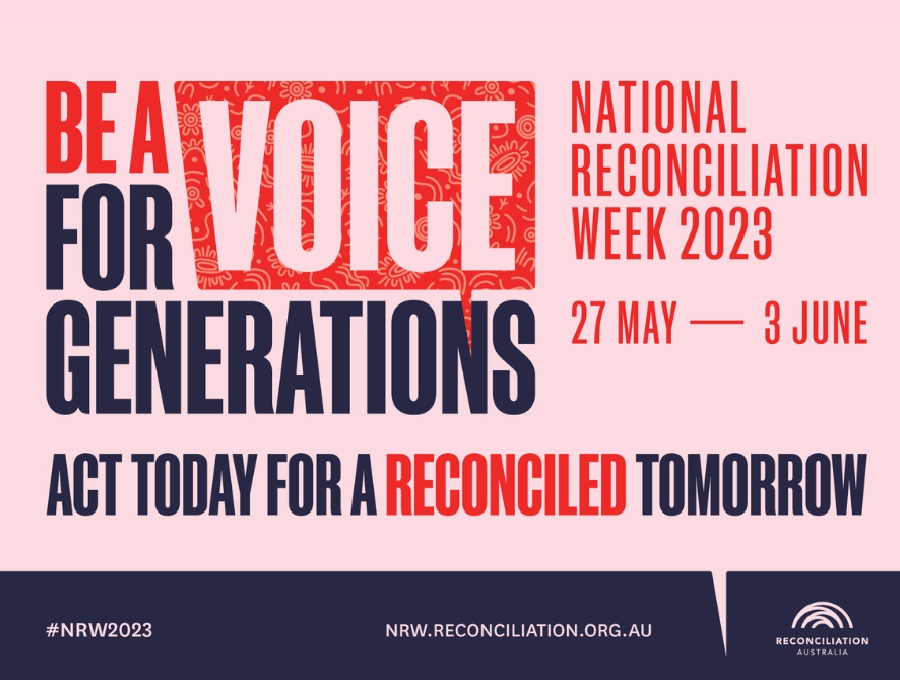 NRW 2023 landscape poster reading Be a voice for generations