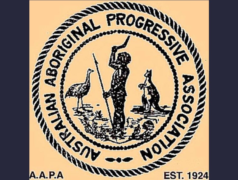 The logo for the Australian Aboriginal Progressive Association. Photo: Supplied by John Maynard