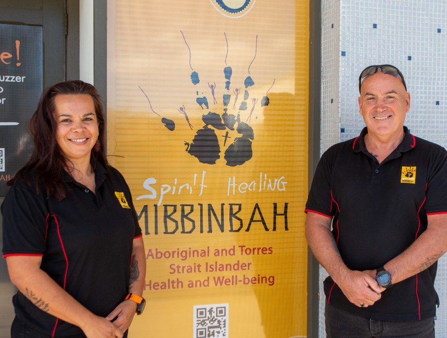 Lisa Bulman and Jack Bulman help communities listen and love through Mibbinbah’s yarning circles, where people feel safe and supported to share. Photo: Chris Munro