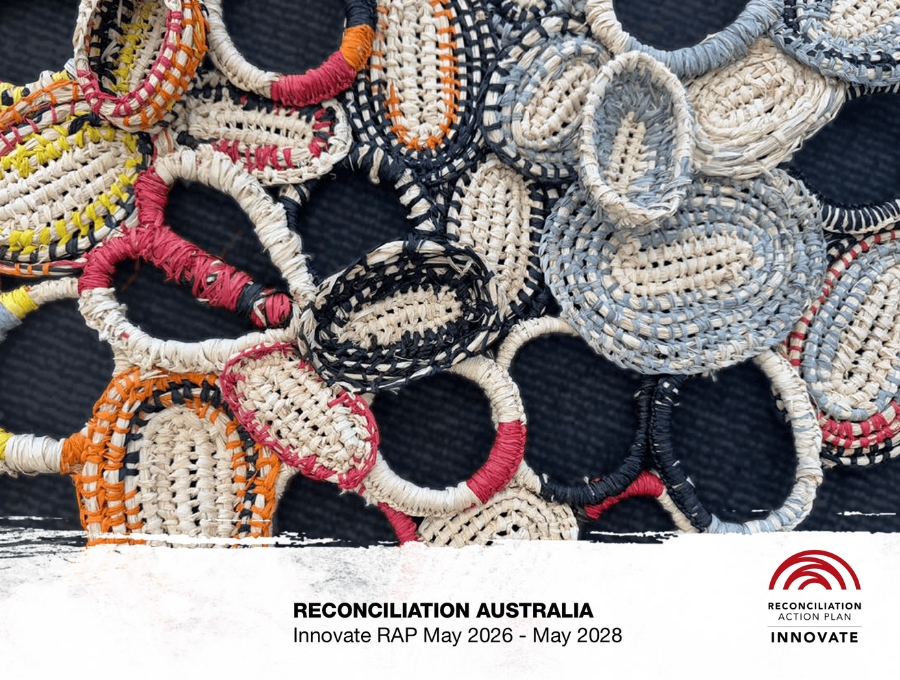 Cover of Reconciliation Australia's 2026-2028 Innovate RAP