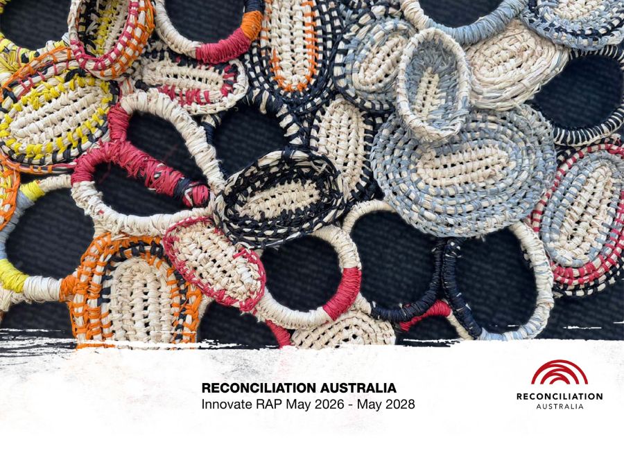 Cover of Reconciliation Australia's 2026-2028 Innovate RAP